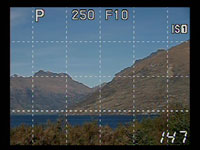 Olympus E420 - Live view grid 