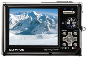 Olympus 1050SW - rear view