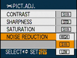 Panasonic FZ50 picture adjustments