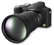 Panasonic FZ8 with telephoto converter lens