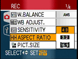 Panasonic FZ8 - aspect ratio