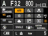 Panasonic L1 white balance menu