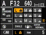 Panasonic L1 quality menu