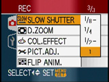 Panasonic DMC-TZ1 slow shutter