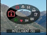 Panasonic Lumix DMC-TZ3 - intelligent ISO menu