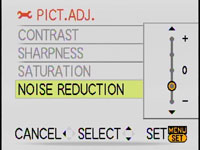 Panasonic FX500 - Noise reduction