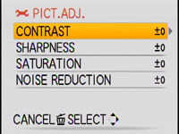 Panasonic FX500 - Picture adjust