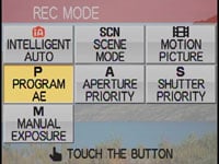 Panasonic FX500 - rec mode
