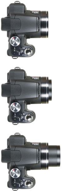 Panasonic FZ28 - lens extend
