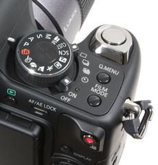 Panasonic Lumix DMC-GH1 - top controls