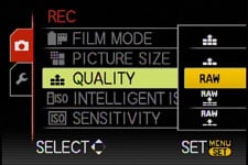 Panasonic LX3 - compression