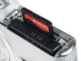 Panasonic FX30 - battery and card 