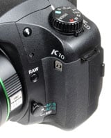 Pentax K10D RAW control