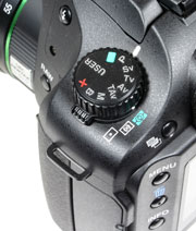 Pentax K10D command dial