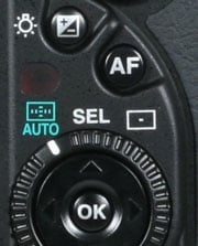 Pentax K10D focus controls