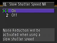 Pentax K20D - Slow shutter NR