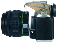 Pentax *istDL left side view