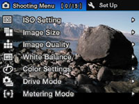 Sigma DP1 - shoot menu