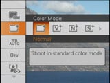 Sony Cyber-shot DSC-H9 colour mode