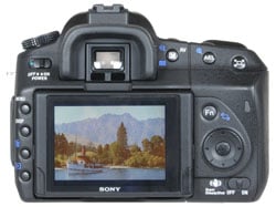 Sony DSLR-A300 - rear view