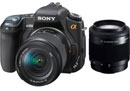 Sony Alpha DSLR-A350 twin lens kit