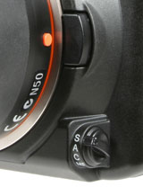 Sony A700 - focusing dial