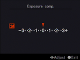Sony A700 - exposure compensation