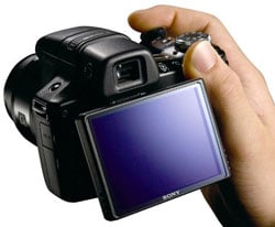 Sony Cyber-shot DSC-HX1 - screen