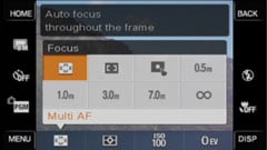 Sony T70 - manual focus