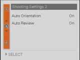 Sony W200 shooting settings 2