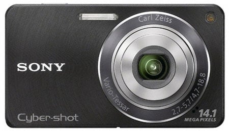 Sony Cyber-shot DSC-W350 - Digital camera - compact - 14.1 MP - 720p - 4x  optical zoom - Carl Zeiss - flash 45 MB - pink 